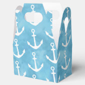 Ballotins Baby shower bleu Ancre nautique (Ouvert)