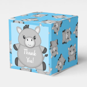 Ballotins Baby shower bleu âne
