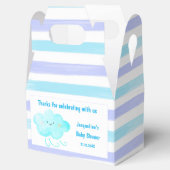 Ballotins Baby shower Bleu Blancs (Ouvert)