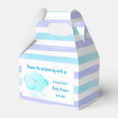 Ballotins Baby shower Bleu Blancs (Verso)