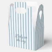 Ballotins Baby shower bleu coupé (Ouvert)