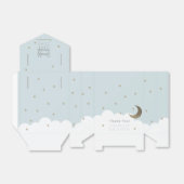 Ballotins Baby shower bleu Twinkle Little Star (Déplié)