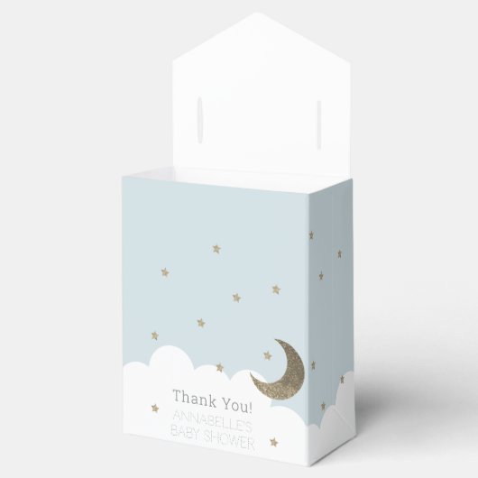 Ballotins Baby shower bleu Twinkle Little Star (Ouvert)