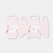 Ballotins Baby shower Blonde à ours rose mou (Déplié)