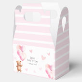 Ballotins Baby shower Blonde à ours rose mou (Ouvert)