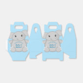 Ballotins Baby shower Blue Elephant (Déplié)