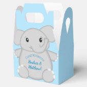 Ballotins Baby shower Blue Elephant (Ouvert)