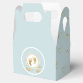 Ballotins Baby shower Blue Gold Hearts Ballotin (Ouvert)