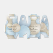 Ballotins Baby shower Blue Hot Air Balloon (Déplié)