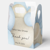 Ballotins Baby shower Blue Hot Air Balloon (Ouvert)