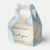 Ballotins Baby shower Blue Hot Air Balloon (Verso)