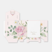 Ballotins Baby shower Blush Princess Carriage (Déplié)