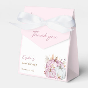 Ballotins Baby Shower Bohème Floral Petites Citrouilles Rose