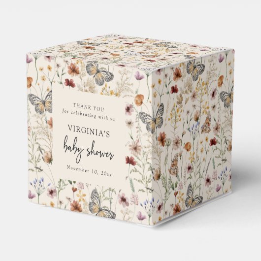 Ballotins Baby shower Boho (Arrière)