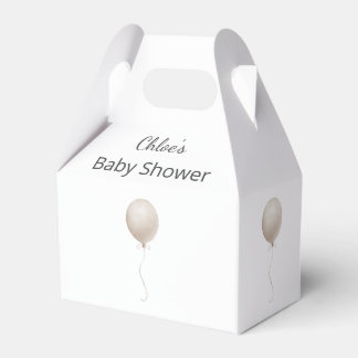 Ballotins Baby shower Boho Ballot Beige Moderne