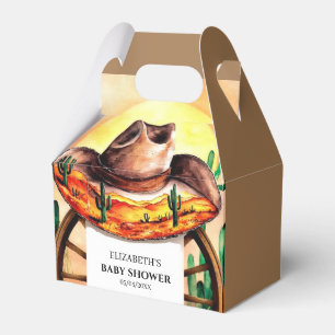 Ballotins Baby shower Boho Boot Cowboy simple