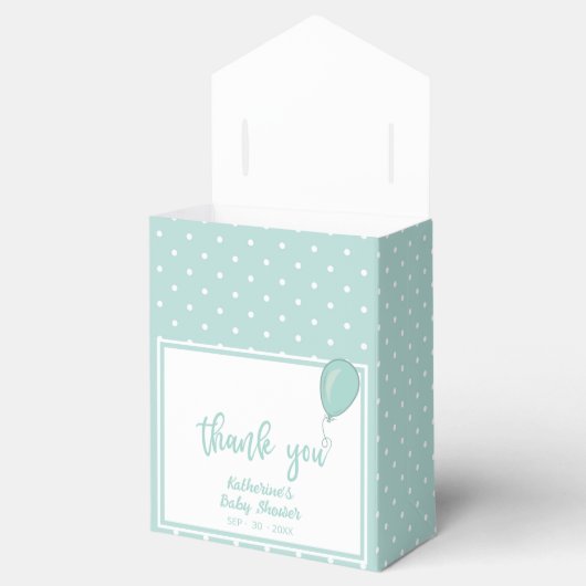 Ballotins Baby shower BOHO Genre Neutre Monnaie Vert (Ouvert)