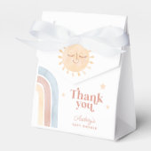 Ballotins Baby shower Boho Little Sun & Rainbow (Verso)