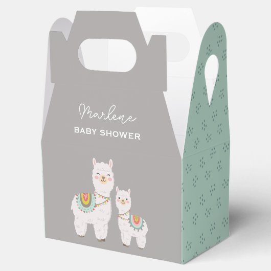 Ballotins Baby shower boho llama (Ouvert)
