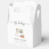 Ballotins Baby shower Boho minimaliste simple (Ouvert)