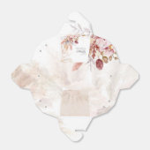 Ballotins Baby shower Boho Pampas Fleurs séchées en laiton (Déplié)