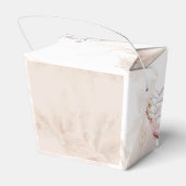 Ballotins Baby shower Boho Pampas Fleurs séchées en laiton (Arrière)