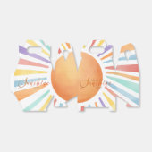 Ballotins baby shower Boho Sun 'Little Ray of Sunshine' (Déplié)