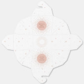 Ballotins Baby shower Boho Sun Rose (Déplié)