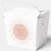 Ballotins Baby shower Boho Sun Rose (Verso)