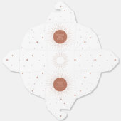 Ballotins Baby shower Boho Sun Terracotta (Déplié)