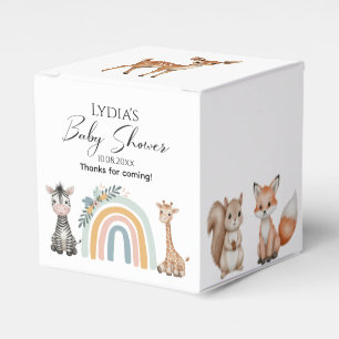 Ballotins Baby shower Boho Woodland Jungle Animaux