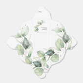 Ballotins Baby shower Botanique de feuillage Eucalyptus (Déplié)