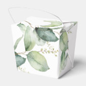 Ballotins Baby shower Botanique de feuillage Eucalyptus (Arrière)
