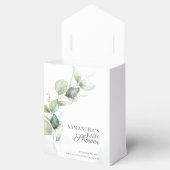 Ballotins Baby shower Botanique de feuillage Eucalyptus (Ouvert)