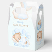Ballotins Baby shower Boy Blue Beige Bear Ballotin (Ouvert)