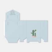 Ballotins Baby shower Cactus Cupcakes Merci bleu rose (Déplié)