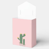 Ballotins Baby shower Cactus Cupcakes Merci bleu rose (Ouvert)