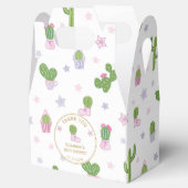 Ballotins Baby shower Cactus personnalisé (Ouvert)