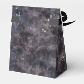 Ballotins Baby shower céleste Aquarelle foncée bébé garçon (Arrière)