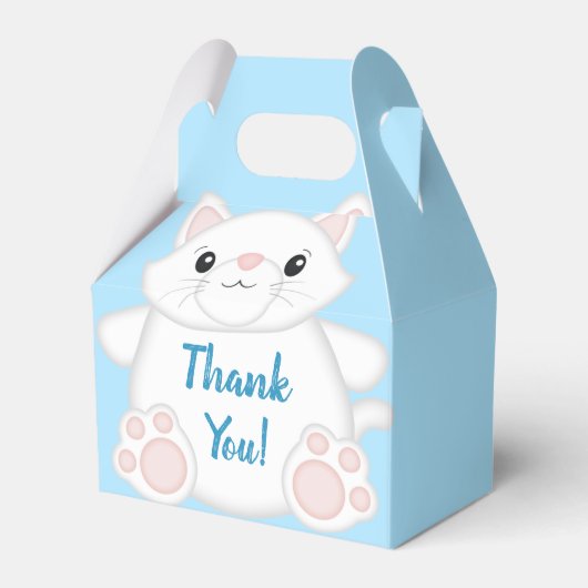Ballotins Baby shower chat Kitty Blue (Verso)