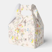 Ballotins Baby shower chinois rose floral (Arrière)