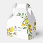 Ballotins Baby shower citron, Ciao bébé, thème italien (Verso)