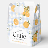 Ballotins Baby Shower Citron Gingham Orange (Ouvert)