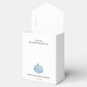 Ballotins Baby shower Citrouille bleu (Ouvert)