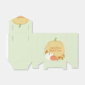 Ballotins Baby shower Citrouille d'automne (Déplié)