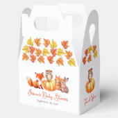 Ballotins Baby shower citrouille Feuilles d'automne Animaux  (Ouvert)