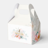 Ballotins Baby shower Citrouille floral Botanique (Arrière)