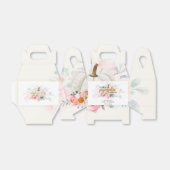 Ballotins Baby shower Citrouille floral Botanique (Déplié)