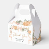 Ballotins Baby shower Citrouille Orange Bow (Arrière)