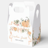 Ballotins Baby shower Citrouille Orange Bow (Ouvert)